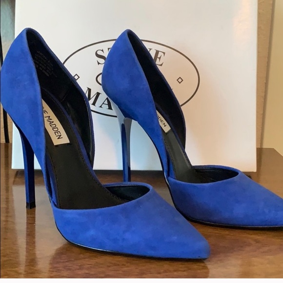 steve madden blue pumps